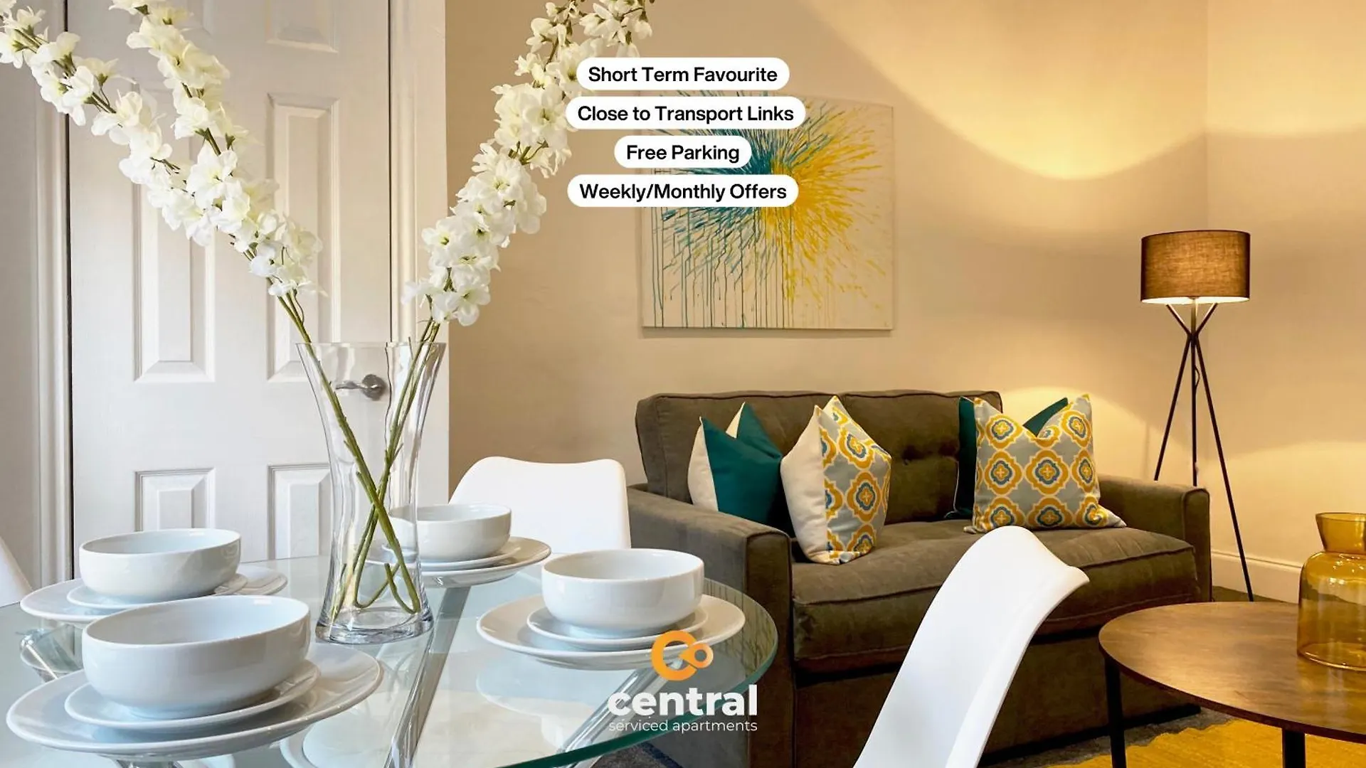 Central Serviced Apartments - Info Only Listing - Contact Us For Long Term Stays At Central Short Lets - 30 Plus Properties Available Dundee