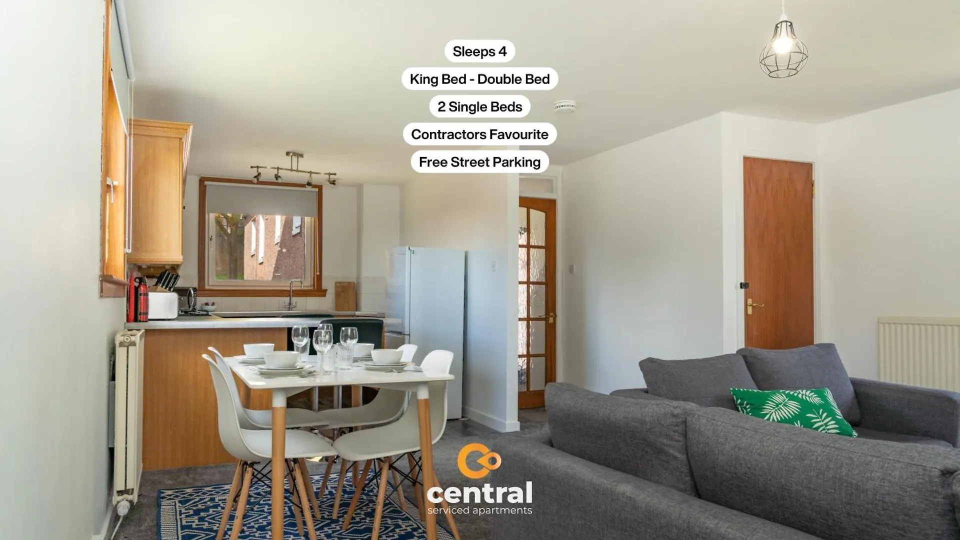 Central Serviced Apartments - Info Only Listing - Contact Us For Long Term Stays At Central Short Lets - 30 Plus Properties Available Dundee